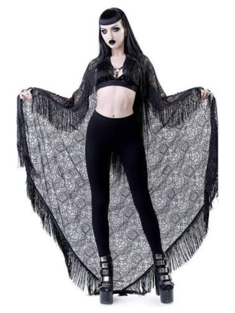Killstar Empyrean Lace Scarf